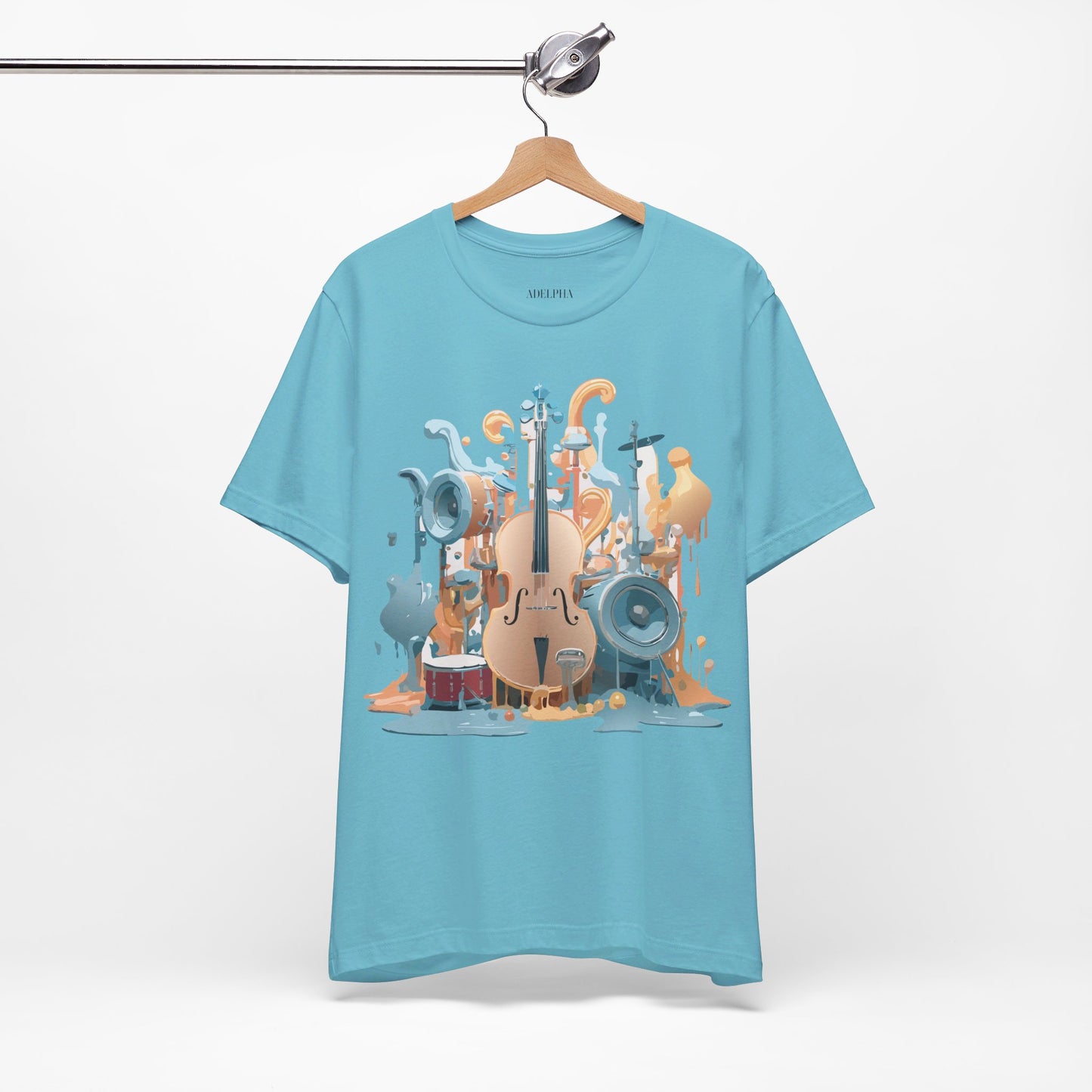 T-Shirt aus natürlicher Baumwolle – Musikkollektion