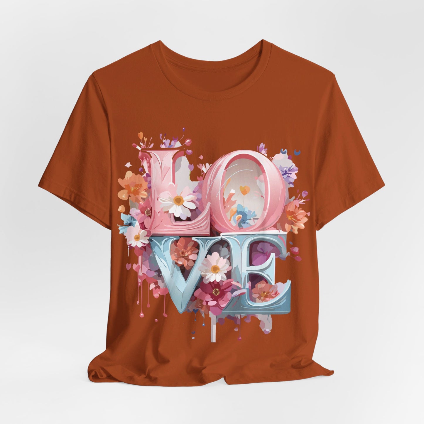 T-Shirt aus natürlicher Baumwolle – Love Story Collection