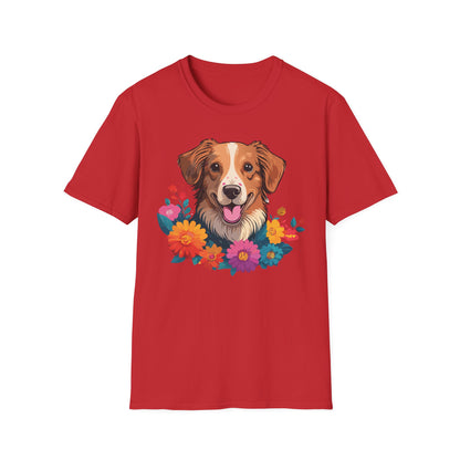 Dog Shirt Unisex Animal Tee Short Sleeve Gildan Softstyle 64000 Cotton Tee