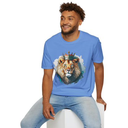 Lion Shirt Unisex Animal Tee Softstyle 64000 100 Percent Ring Spun Cotton