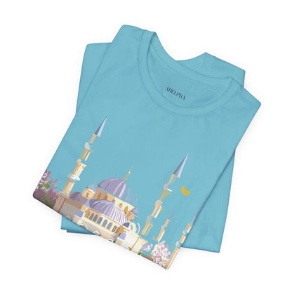 Natural Cotton Tee Shirt - Istanbul, Turkey Printify