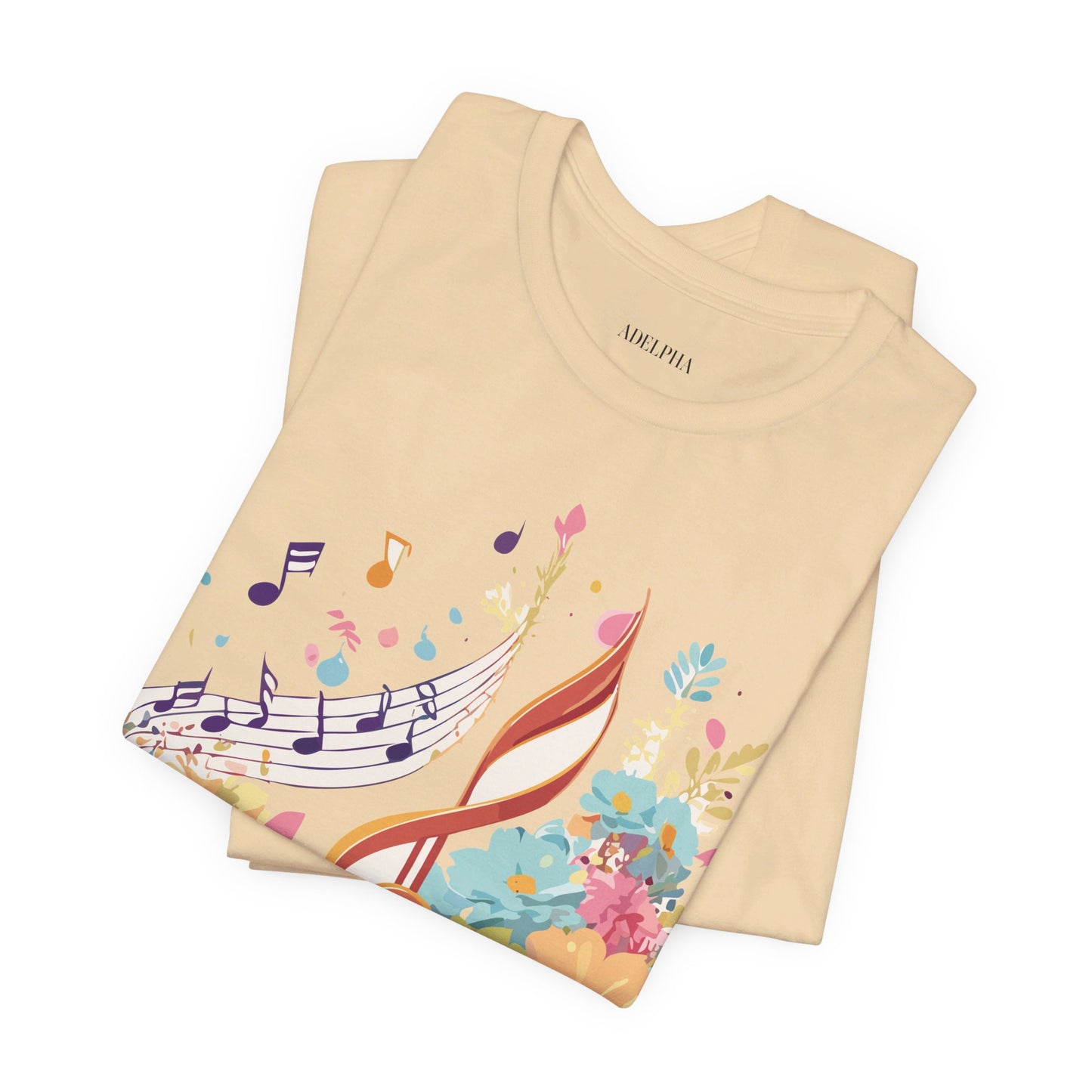 T-shirt en coton naturel - Collection Musique