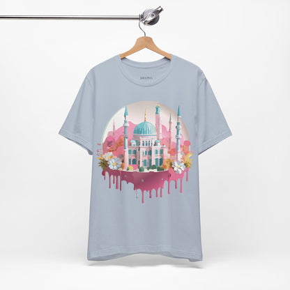 Natural Cotton Tee Shirt - Istanbul, Turkey Printify