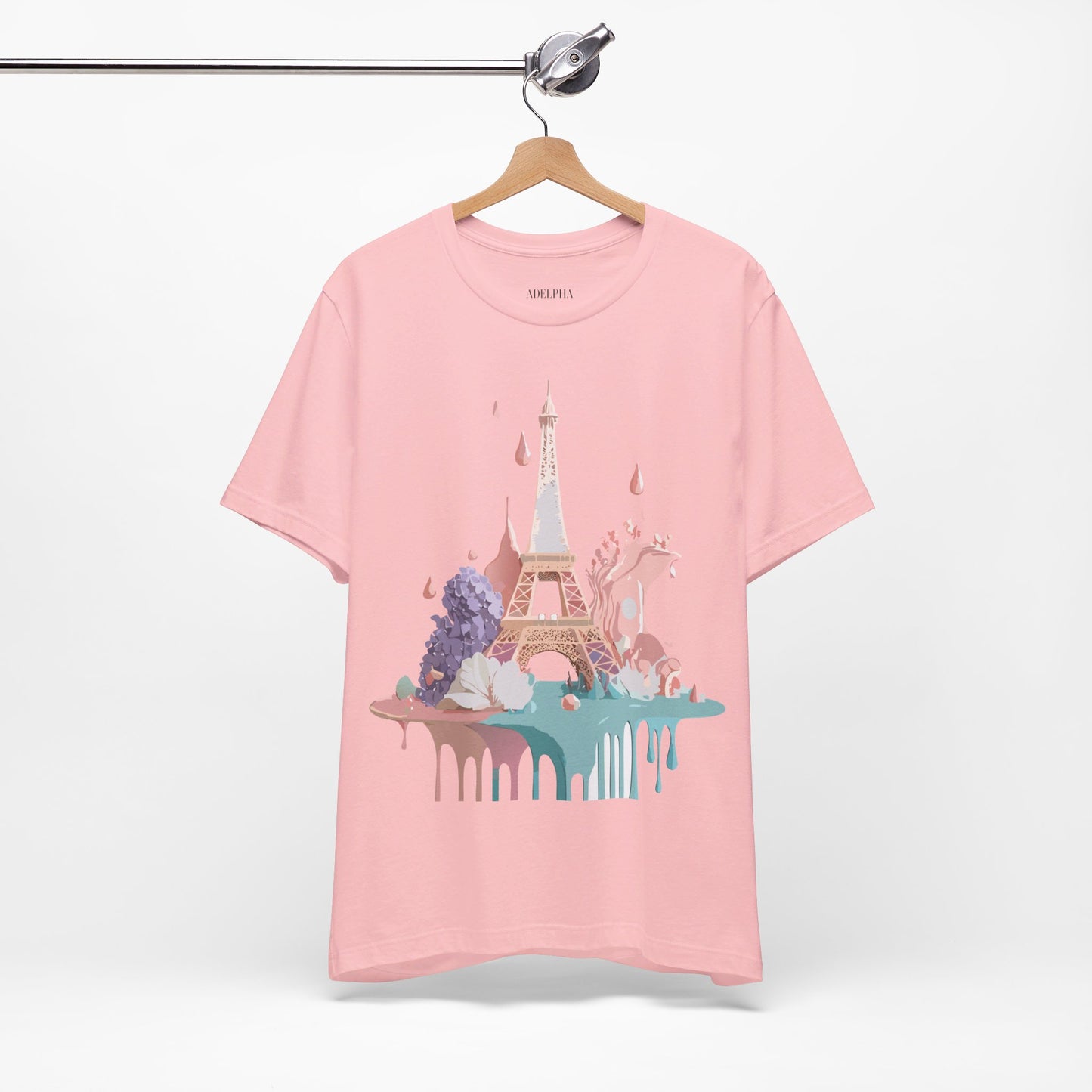 Natural Cotton Tee Shirt - Beautiful Places Collection - Paris