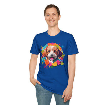 Unisex Dog Shirt Softstyle Cotton Tee Gildan 64000 Animal Tee