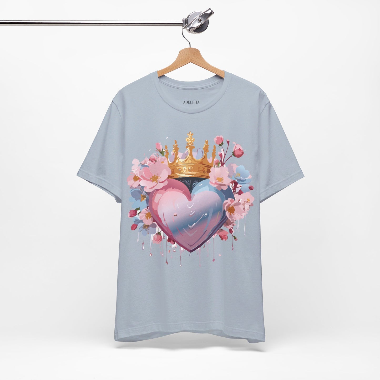 T-Shirt aus natürlicher Baumwolle – Love Story-Kollektion