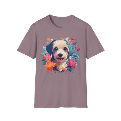 Dog Shirt Unisex Animal Tee Made From 100 Percent Ring Spun Cotton