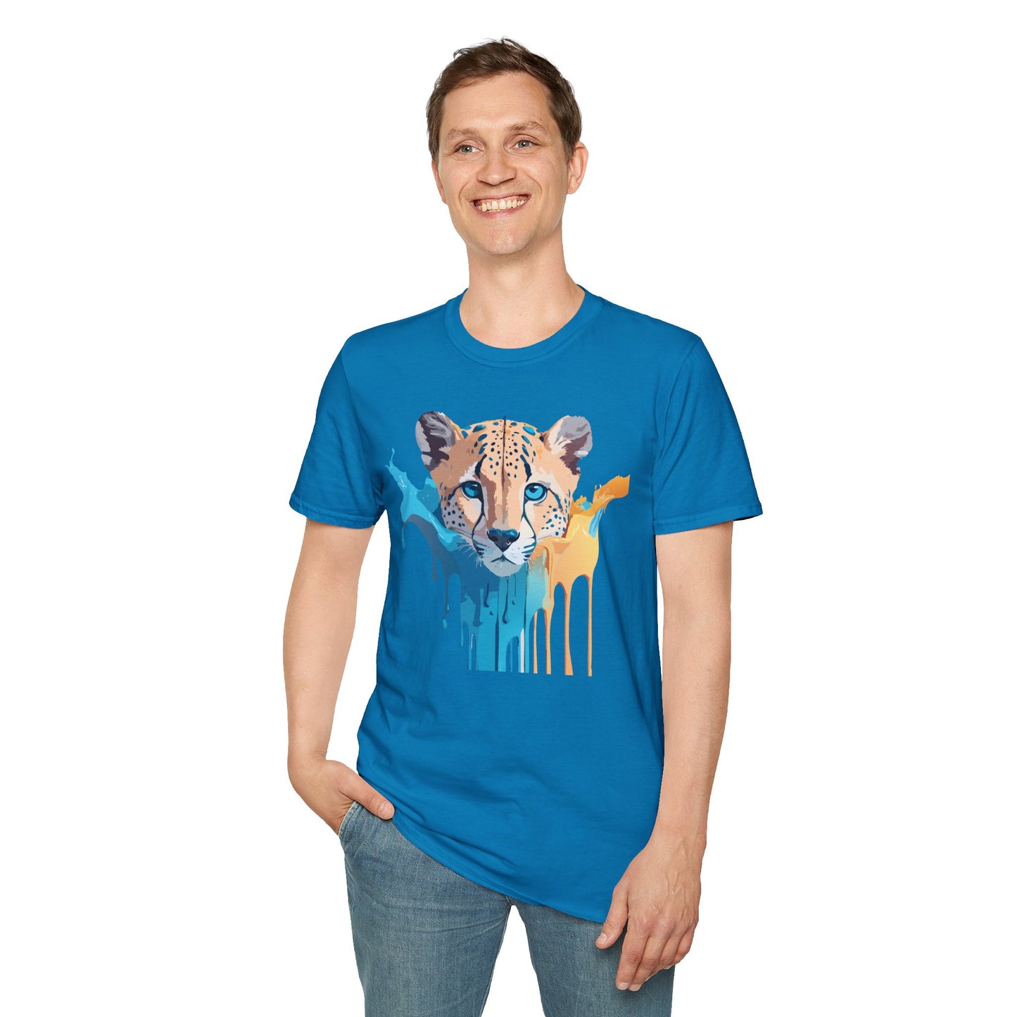 Cheetah Shirt, Shirt with Cheetah, Cheetah Tee, Shirt with Animals