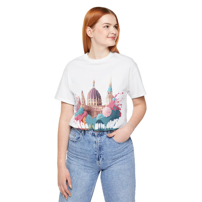 Natural Cotton Tee Shirt - Beautiful Places Collection - Vienna Printify