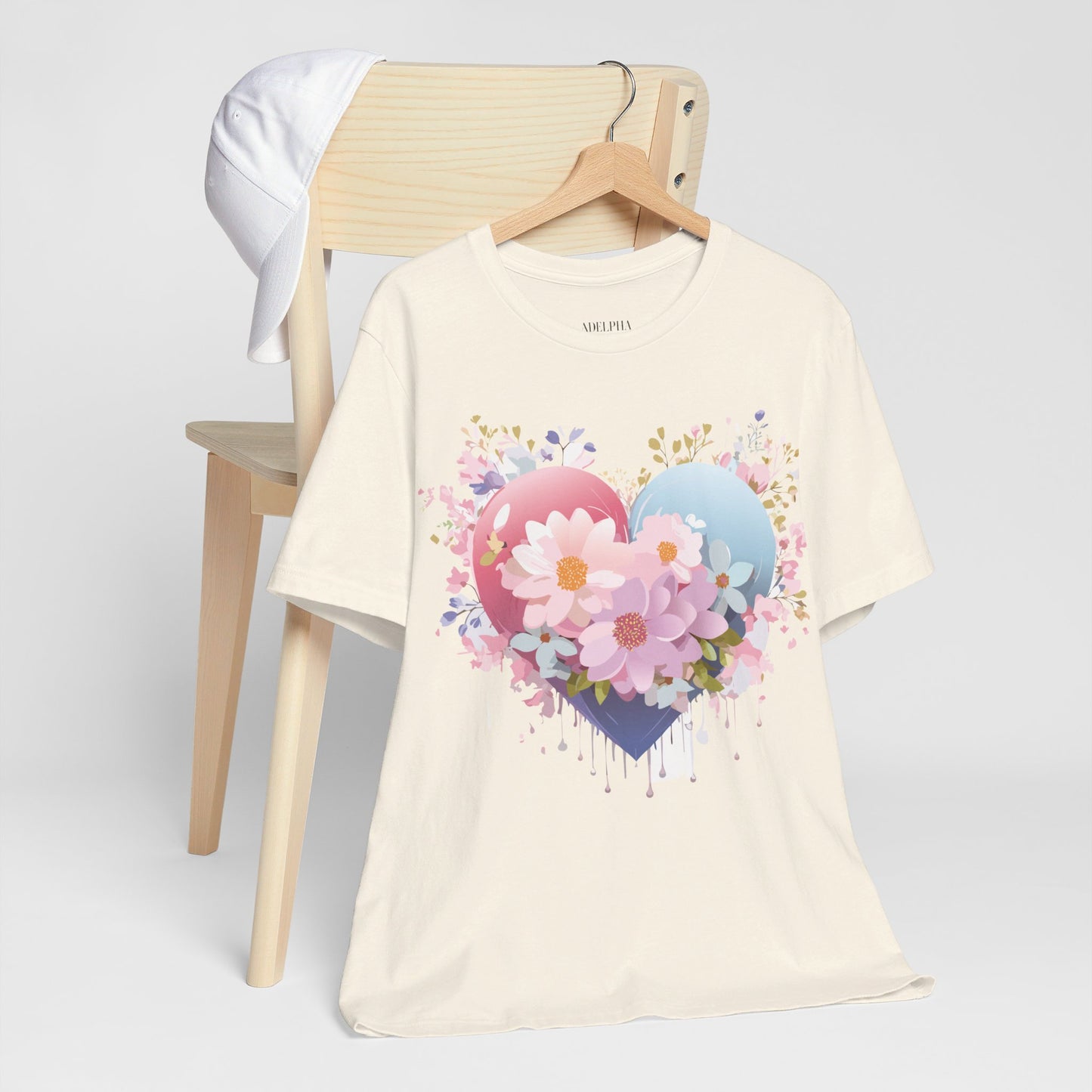 Natural Cotton Tee Shirt - Love story Collection