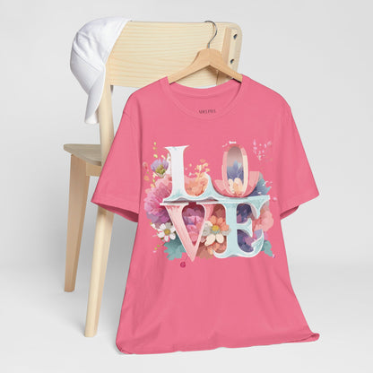 Natural Cotton Tee Shirt - Love story Collection Printify
