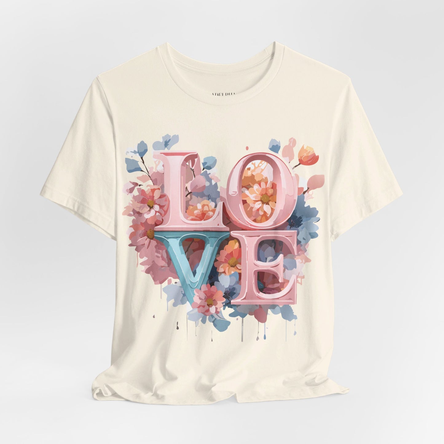 T-shirt en coton naturel - Collection Love story