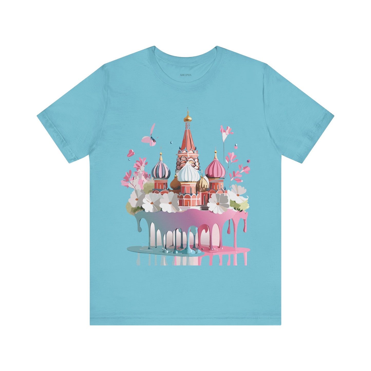 Natural Cotton Tee Shirt - Beautiful Places Collection - Moscow