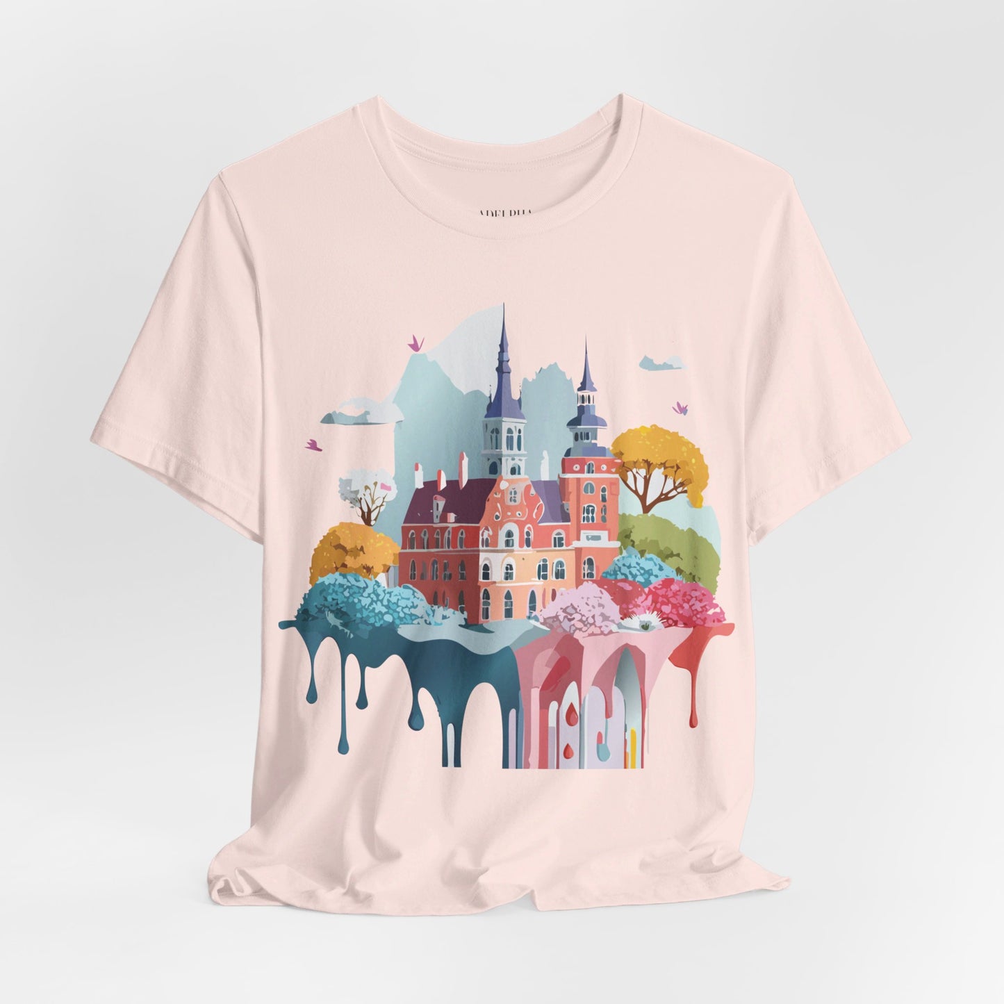 Natural Cotton Tee Shirt - Beautiful Places Collection - Warnemünde and Rostock - Germany