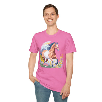 Horse Shirt Unisex Gildan Softstyle Tee 100 Ring Spun Cotton