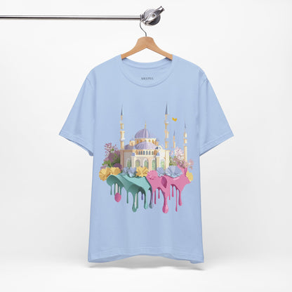 Natural Cotton Tee Shirt - Istanbul, Turkey Printify
