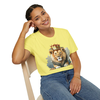 Lion Shirt Unisex Animal Tee Gildan Softstyle 64000 Comfort Fit