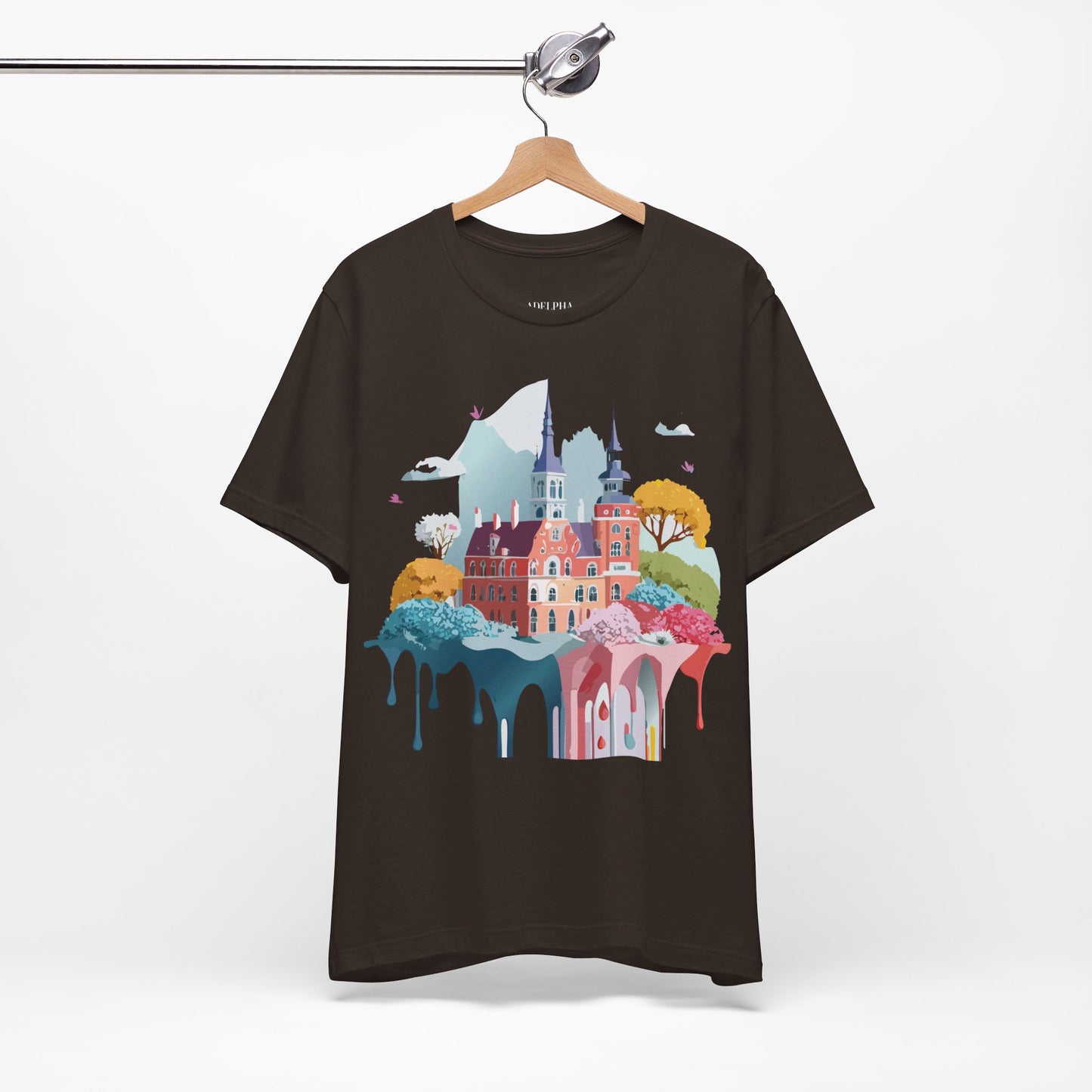 Natural Cotton Tee Shirt - Beautiful Places Collection - Warnemünde and Rostock - Germany