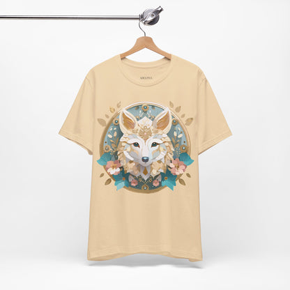 Natural Cotton Tee Shirt - Medallion Collection Printify