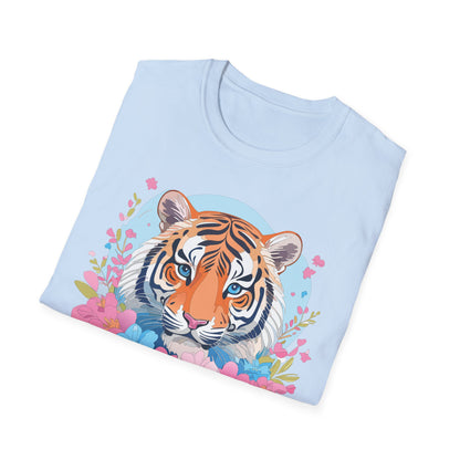Tiger Shirt Unisex Softstyle T Shirt Gildan 64000 Animal Tee