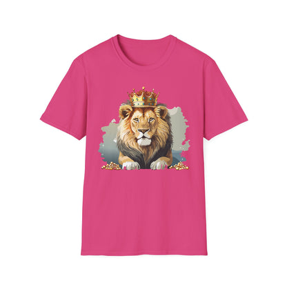Lion Shirt Unisex Animal Tee Gildan Softstyle 64000 Comfort Fit
