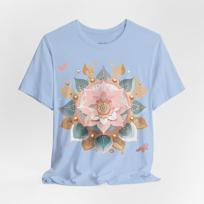 Natural Cotton Tee Shirt - Medallion Collection Printify