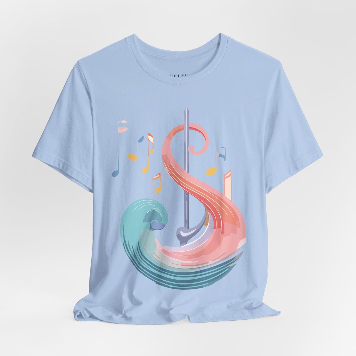 Natural Cotton Tee Shirt - Music collection