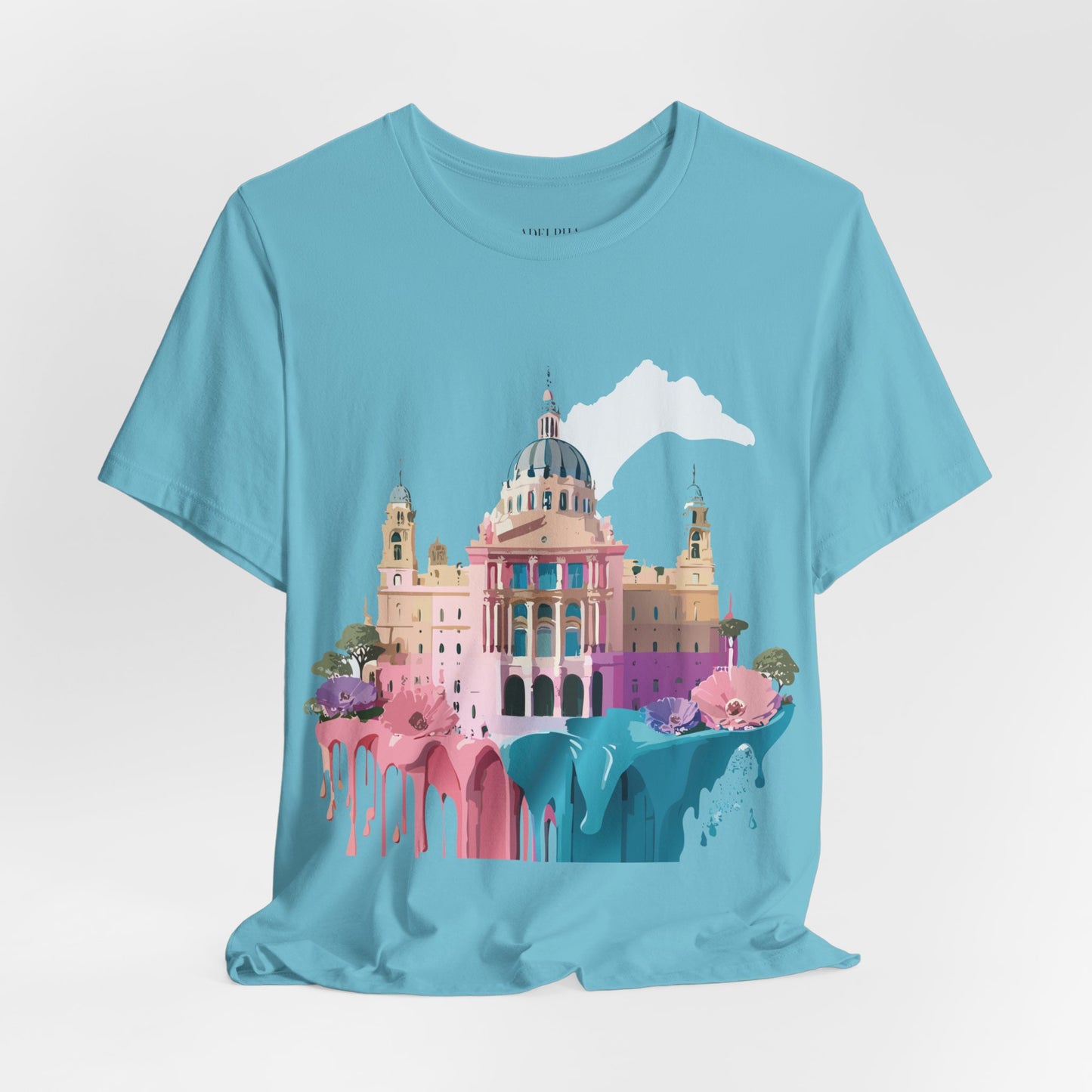 Natural Cotton Tee Shirt - Beautiful Places Collection - Madrid