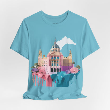 Natural Cotton Tee Shirt - Beautiful Places Collection - Madrid Printify