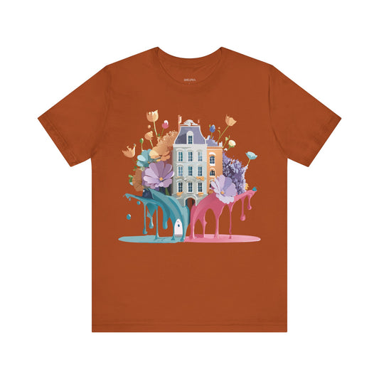 T-Shirt aus natürlicher Baumwolle – Beautiful Places Collection – Amsterdam