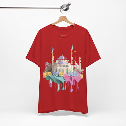 Natural Cotton Tee Shirt - Istanbul, Turkey Printify