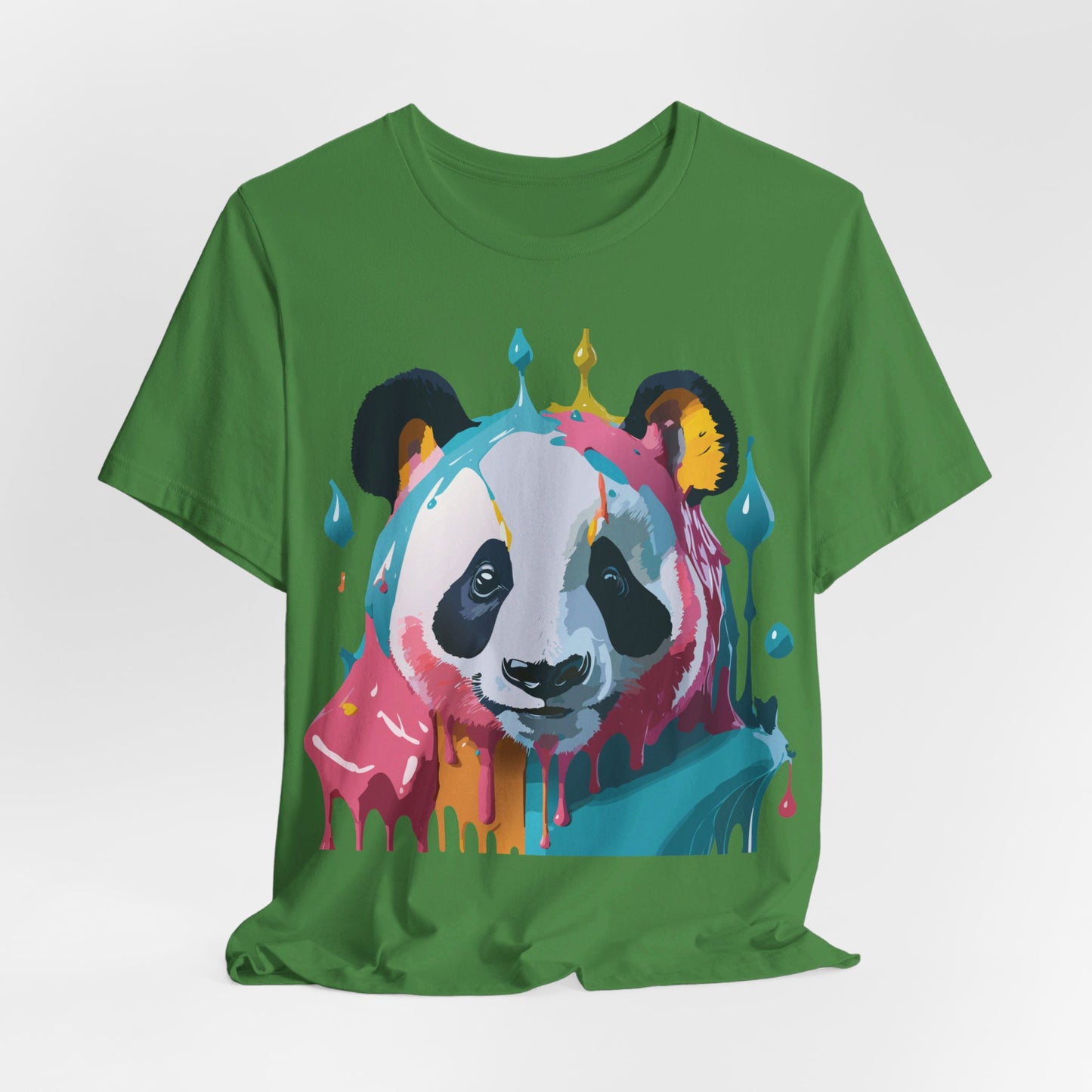 T-Shirt aus natürlicher Baumwolle mit Panda