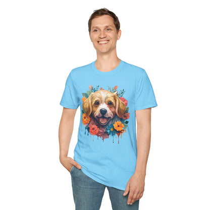 Dog Shirt Unisex Animal Tee Softstyle 64000 Gildan Cotton Tee