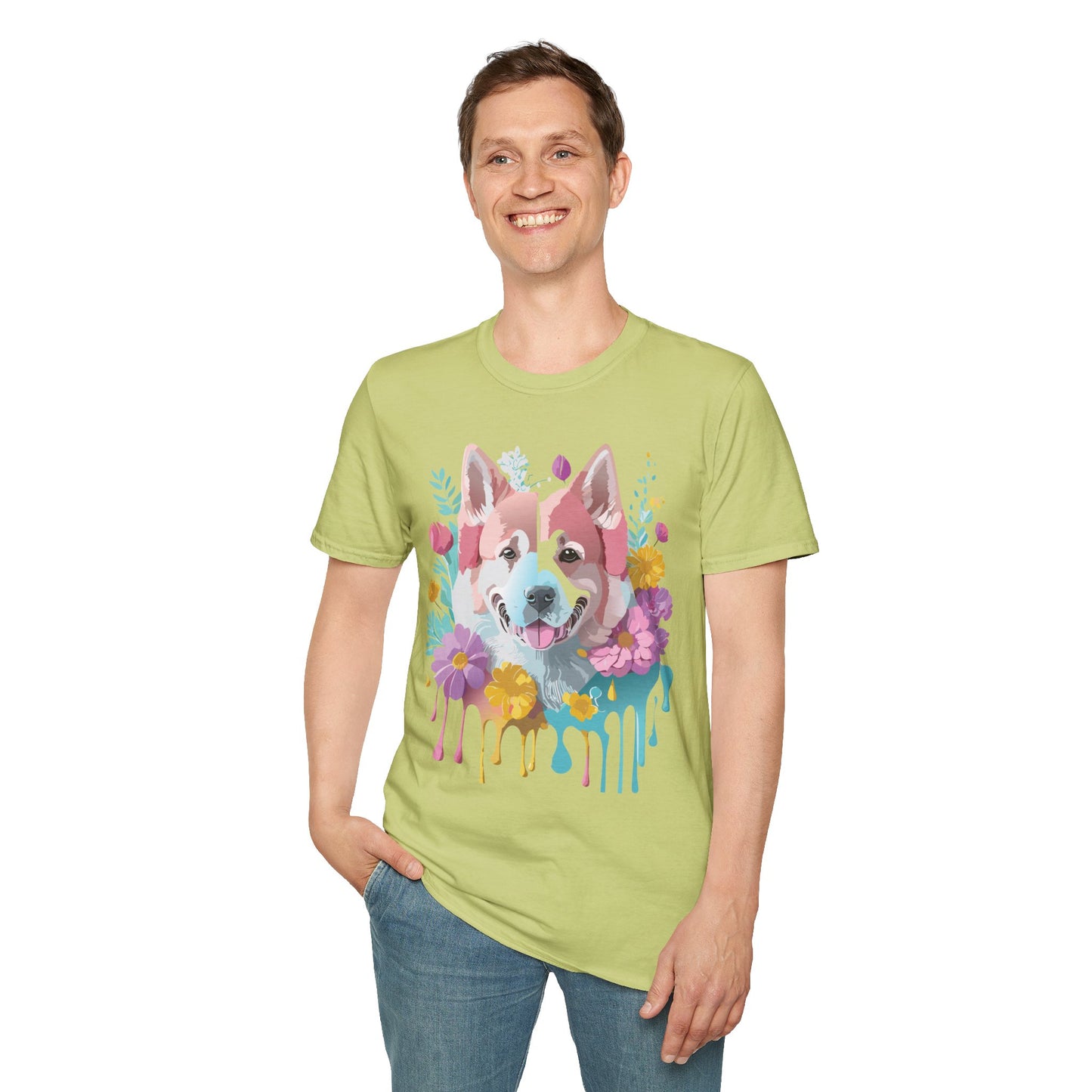 Dog Shirt, Shirt with Dog, Animal Tee, Shirt with Animals