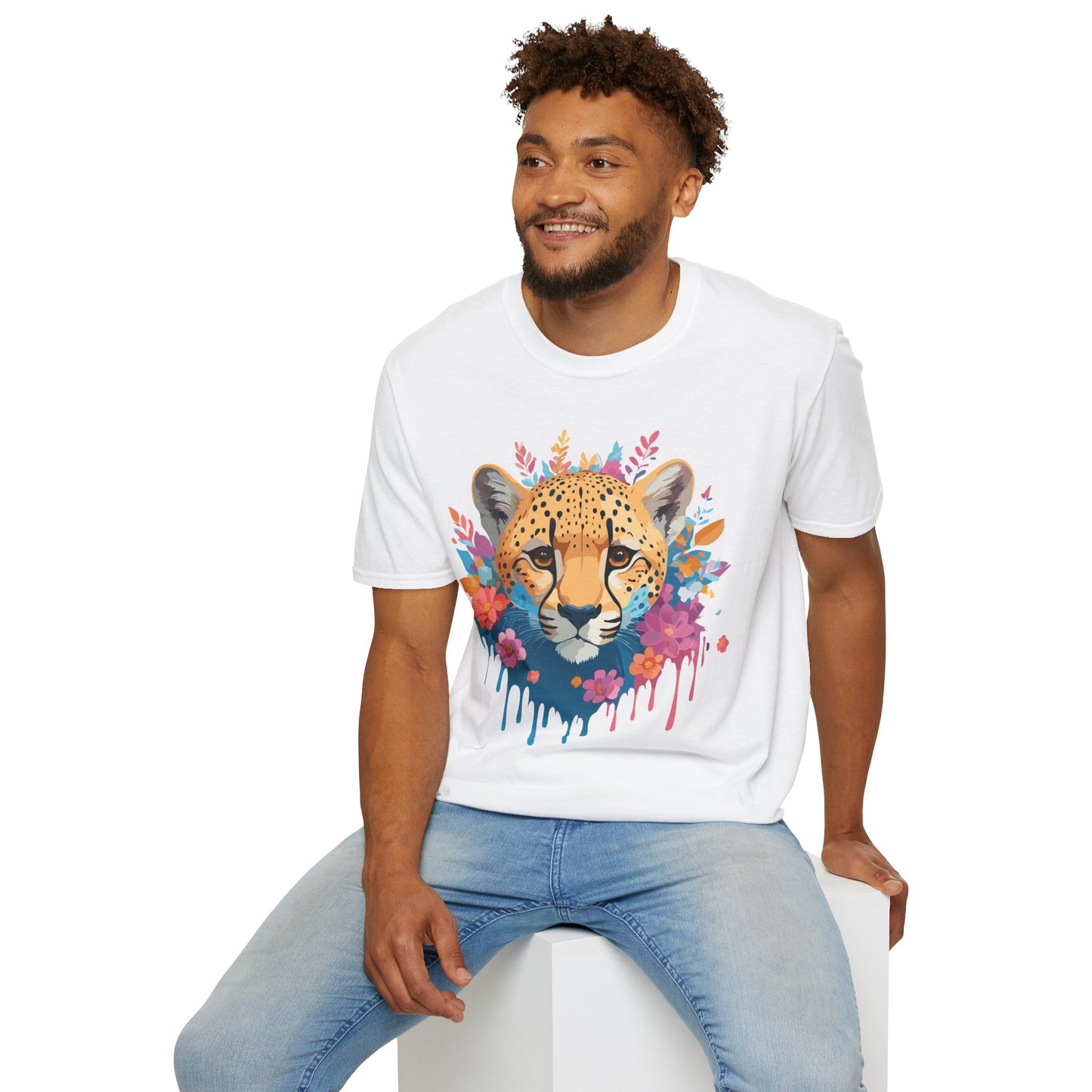 Cheetah Shirt, Shirt with Cheetah, Cheetah Tee, Shirt with Animals