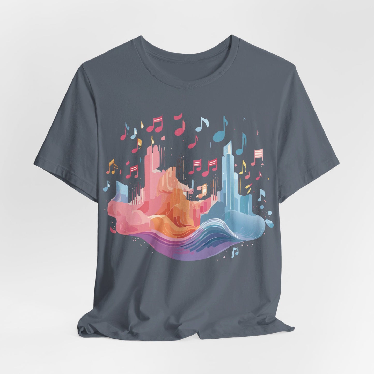 Natural Cotton Tee Shirt - Music Collection