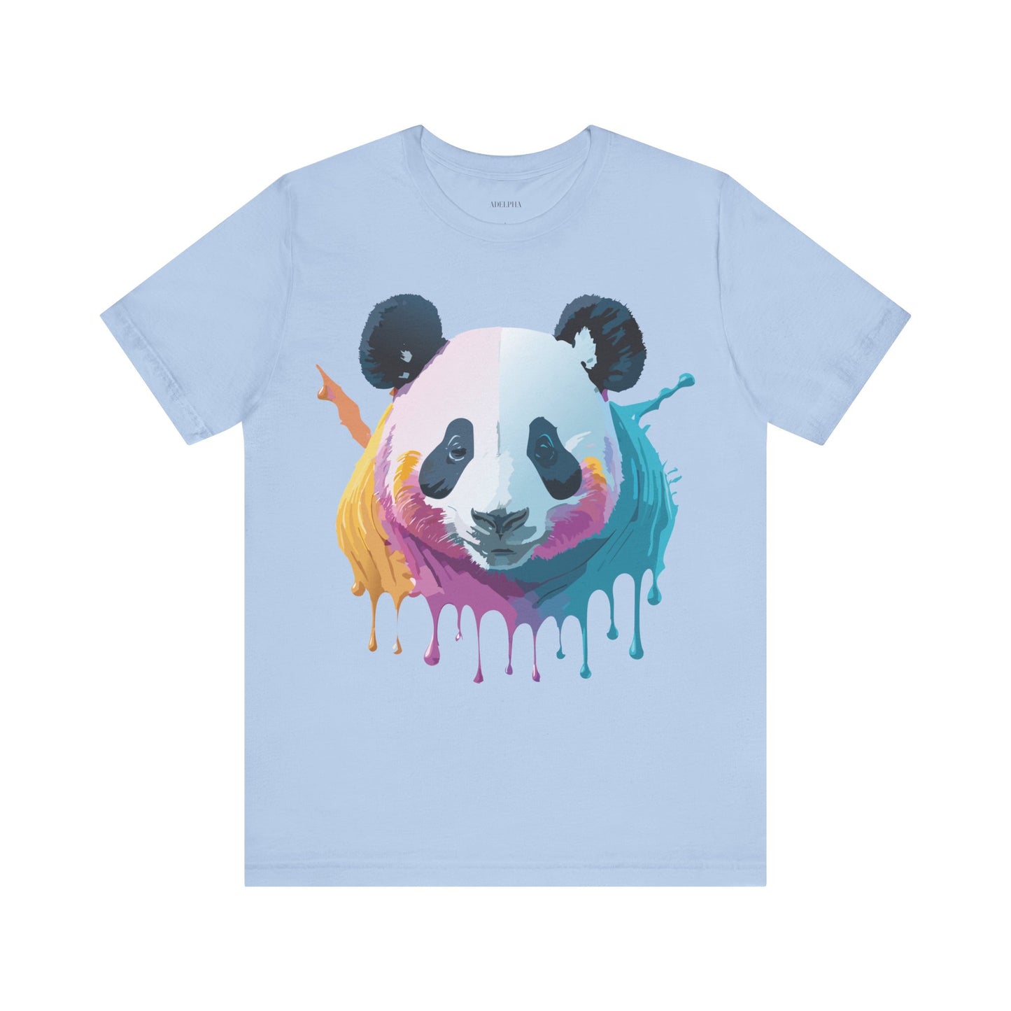 Natural Cotton Tee Shirt with Panda