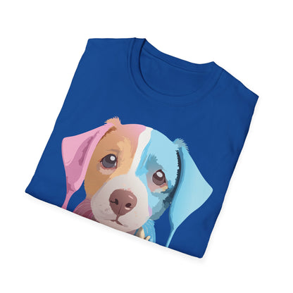Unisex Dog Shirt Animal Tee Gildan Softstyle 64000 Cotton Tee