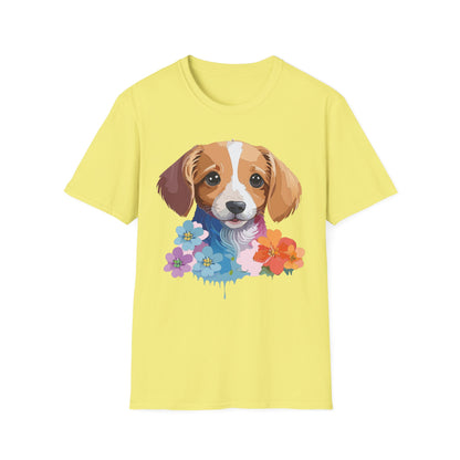Unisex Dog Shirt Animal Graphic Tee Soft Cotton Gildan 64000