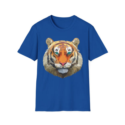 Tiger Shirt Unisex Animal Tee Gildan Softstyle 64000 Cotton Tee