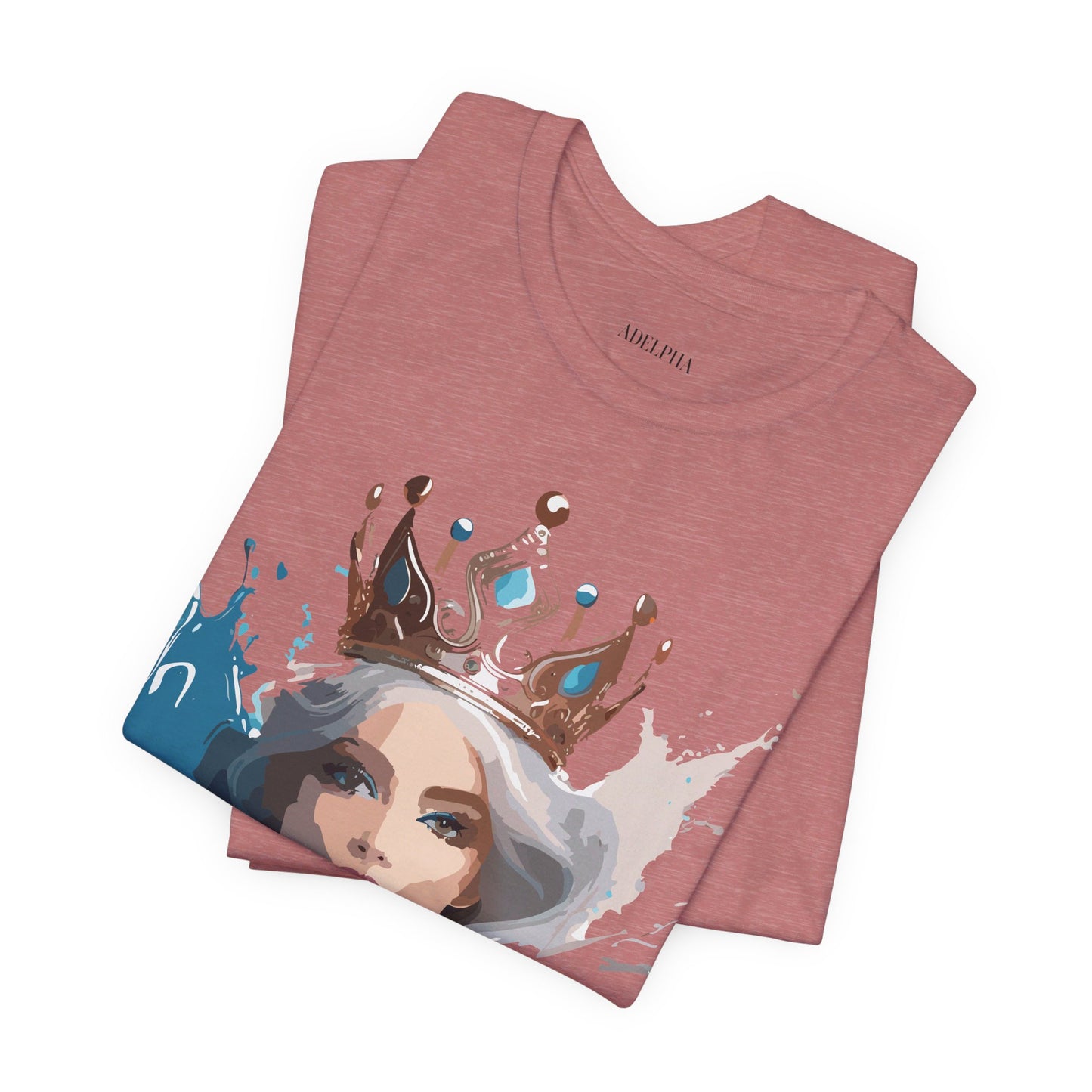 T-Shirt aus natürlicher Baumwolle – Queen Collection