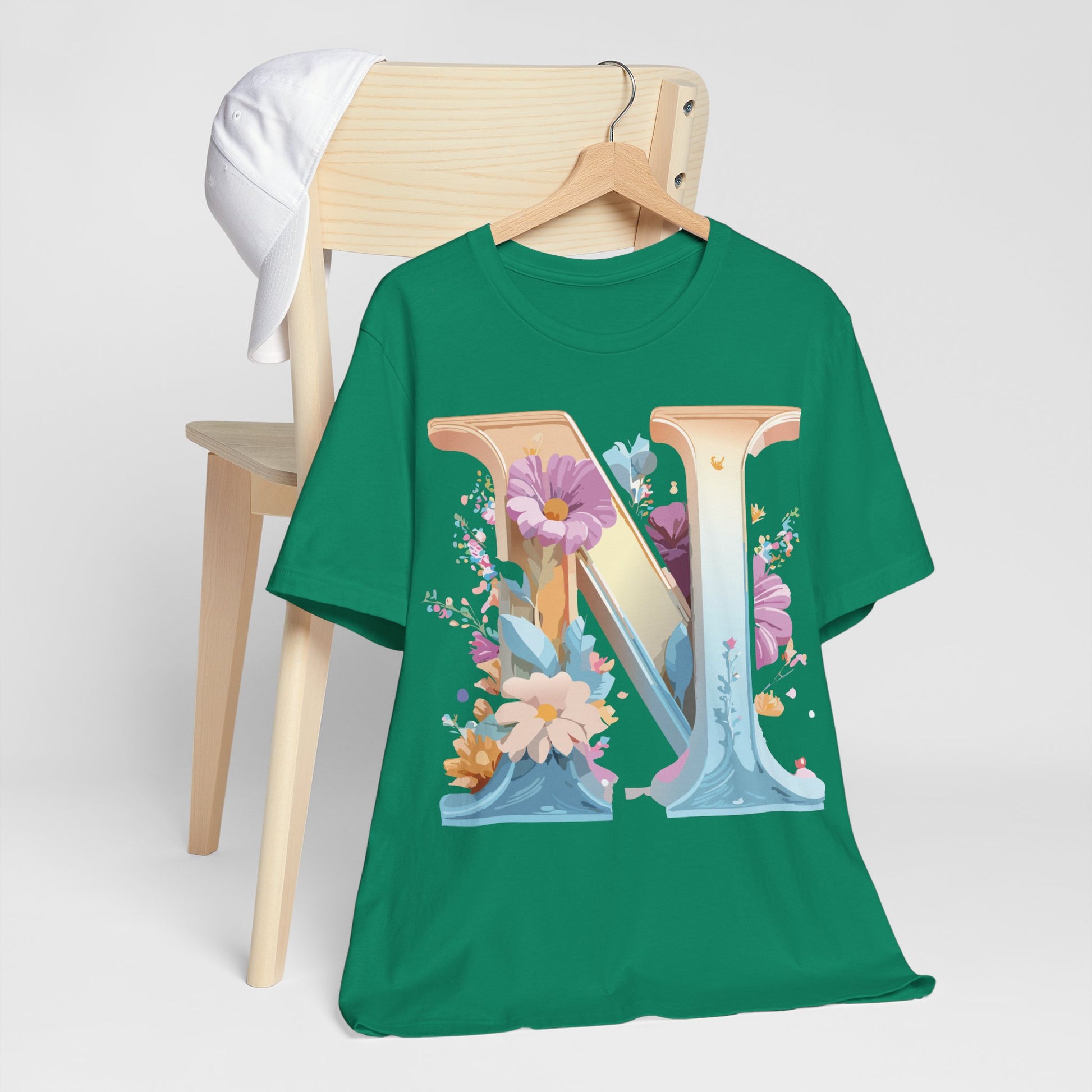 Letter Shirt, Letter N Shirt - ADELPHA