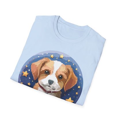 Unisex Dog Shirt Animal Print Tee Gildan Softstyle 64000 Cotton