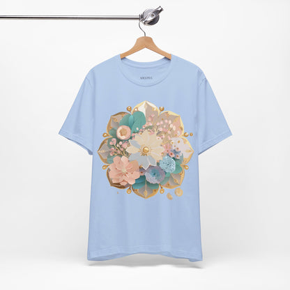 Natural Cotton Tee Shirt - Medallion Collection Printify