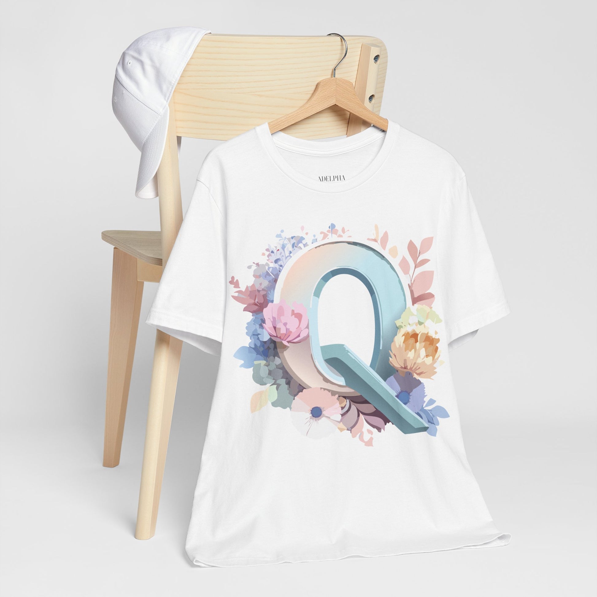 Letter Shirt, Letter Q Shirt - ADELPHA