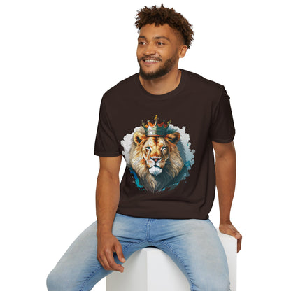 Lion Shirt Unisex Animal Tee Softstyle 64000 100 Percent Ring Spun Cotton