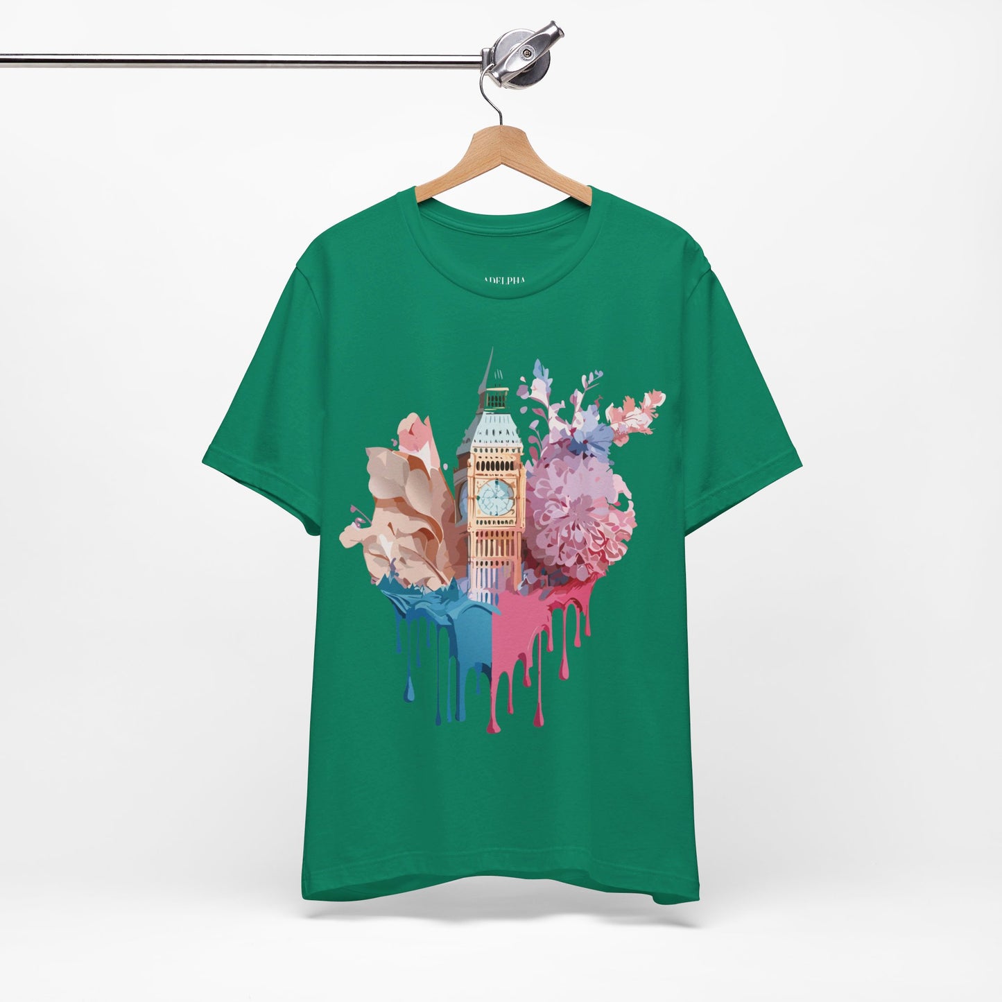 Natural Cotton Tee Shirt - Beautiful Places Collection - London