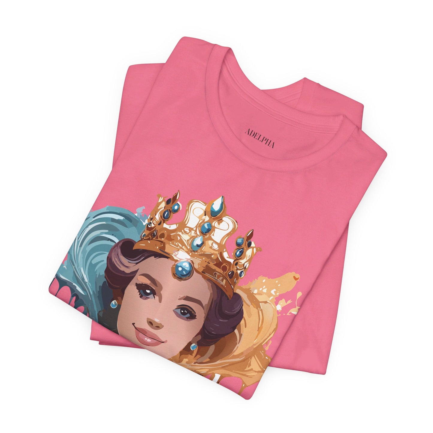 T-Shirt aus natürlicher Baumwolle – Queen Collection