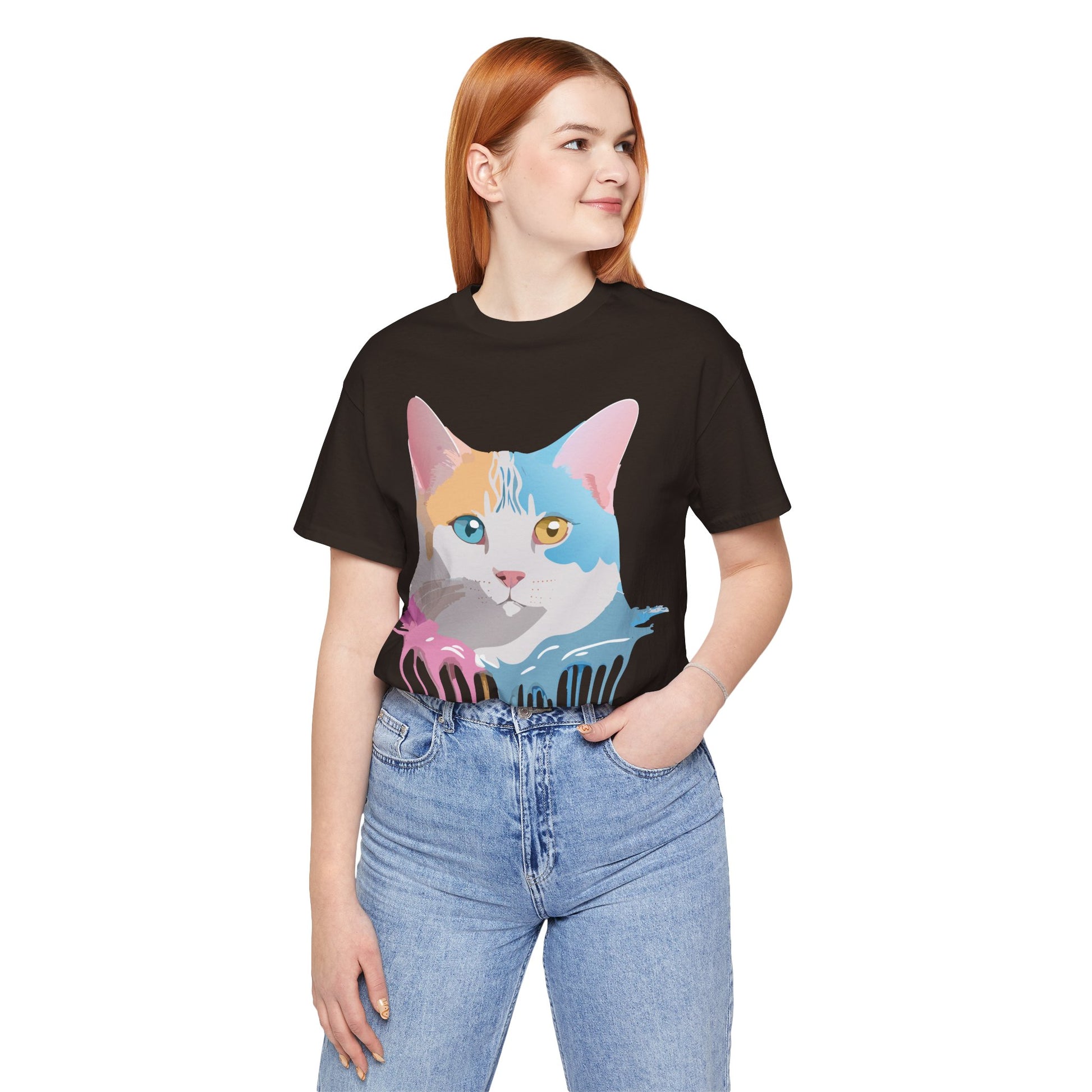 Cat Shirt, Shirt with Cat - ADELPHA