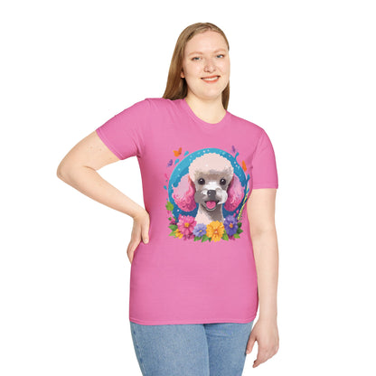Dog Shirt With Animals Unisex Softstyle Tee 100 Percent Cotton Gildan 64000